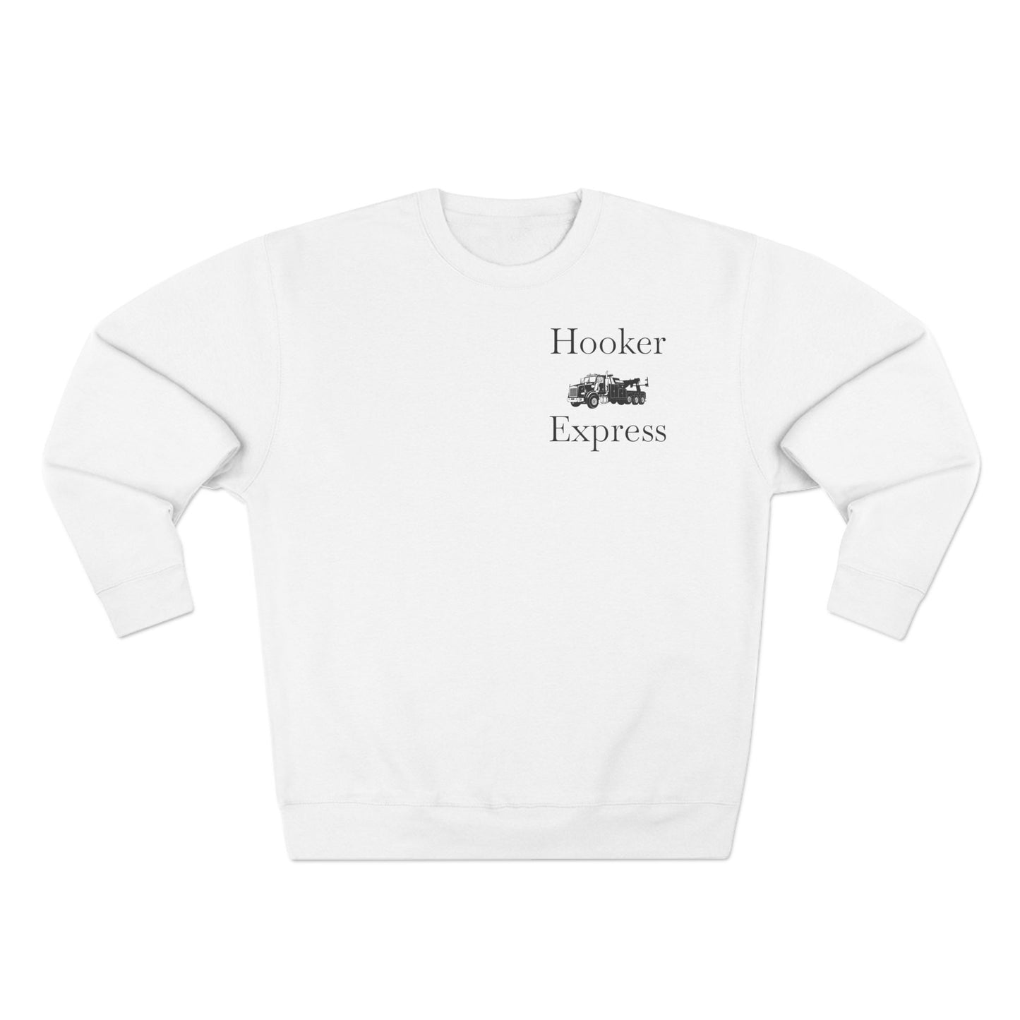 H**ker Express Heavy Tow Truck Unisex Crewneck Sweatshirt