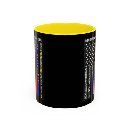 No One Fights Alone 2-Tone Coffee Mug