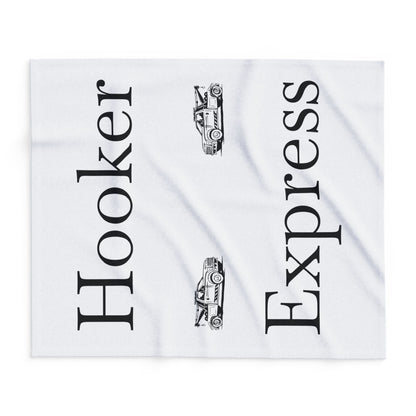 H**ker Express Wheel Lift Tow Truck Arctic Fleece Blanket