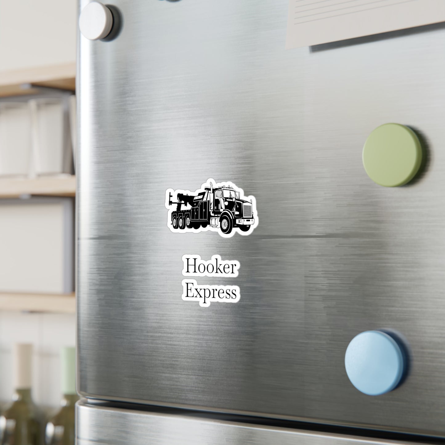 H**ker Express Heavy Tow Truck Vinyl Decal
