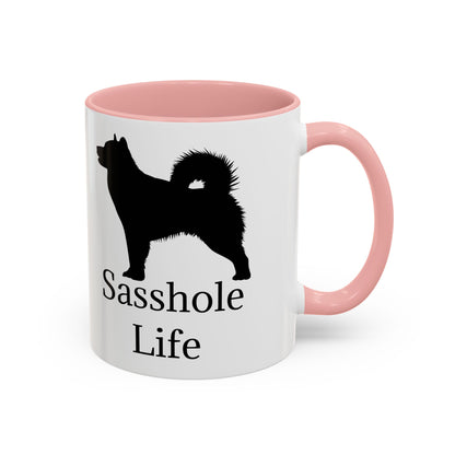 Sasshole Life 2-Tone Coffee Mug