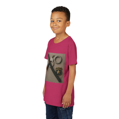 Law Enforcement Appreciation Youth Unisex Short Sleeve Crewneck Tee