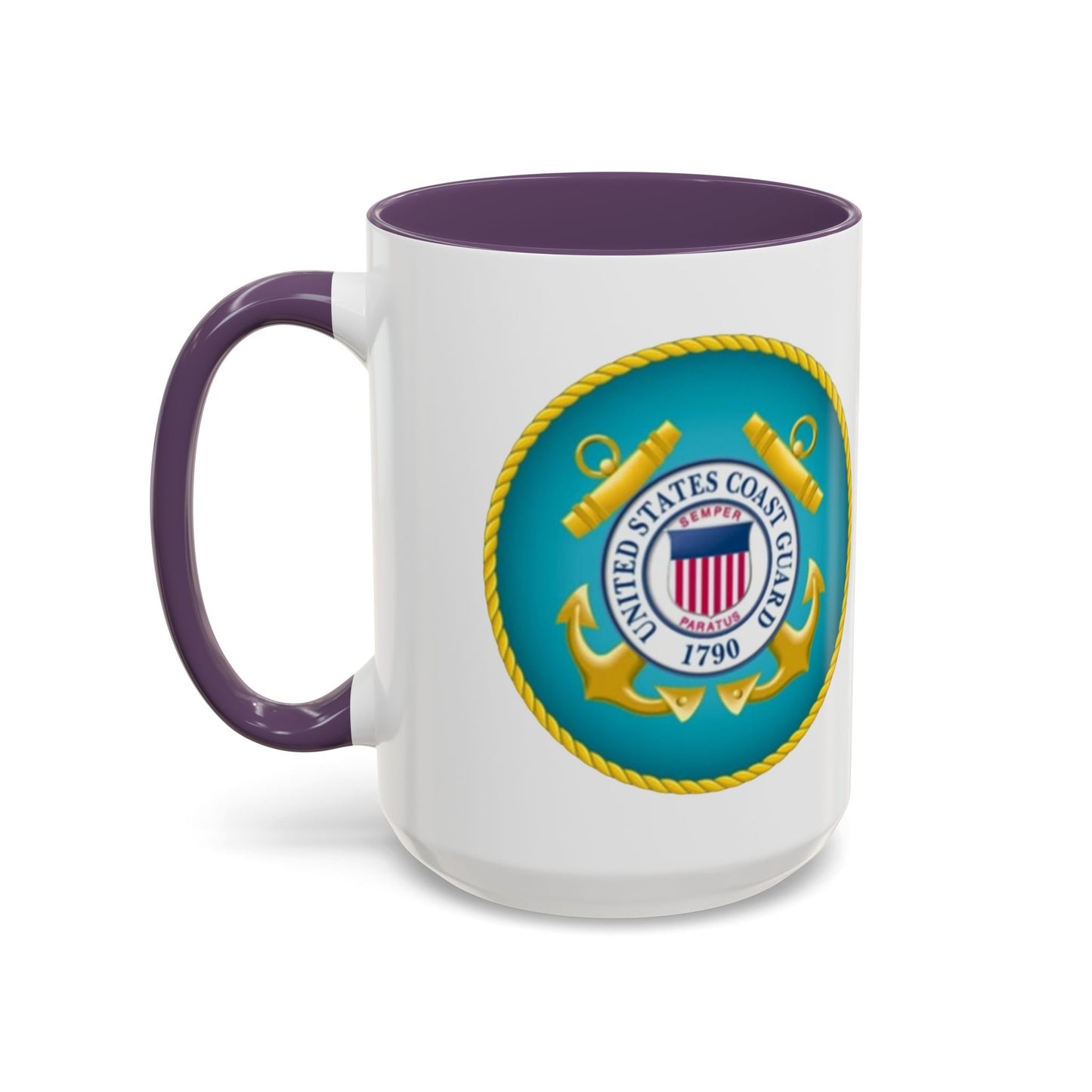 US Coast Guard 2-Tone Coffee Mug