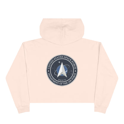 US Space Force Women's Crop Hoodie