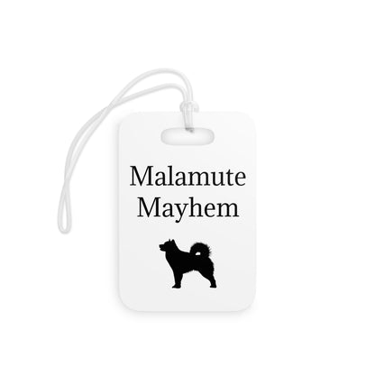 Malamute Mayhem Luggage Tag