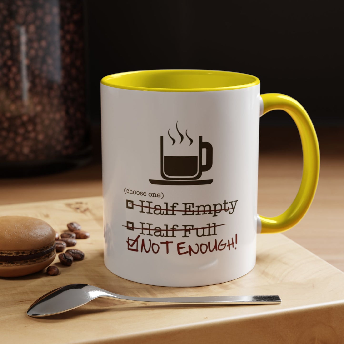 Not Enough 2-Tone Coffee Mug