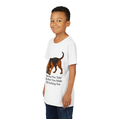 Tracking You Youth Unisex Short Sleeve Crewneck Tee