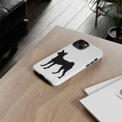Basenji Silhouette iPhone Case