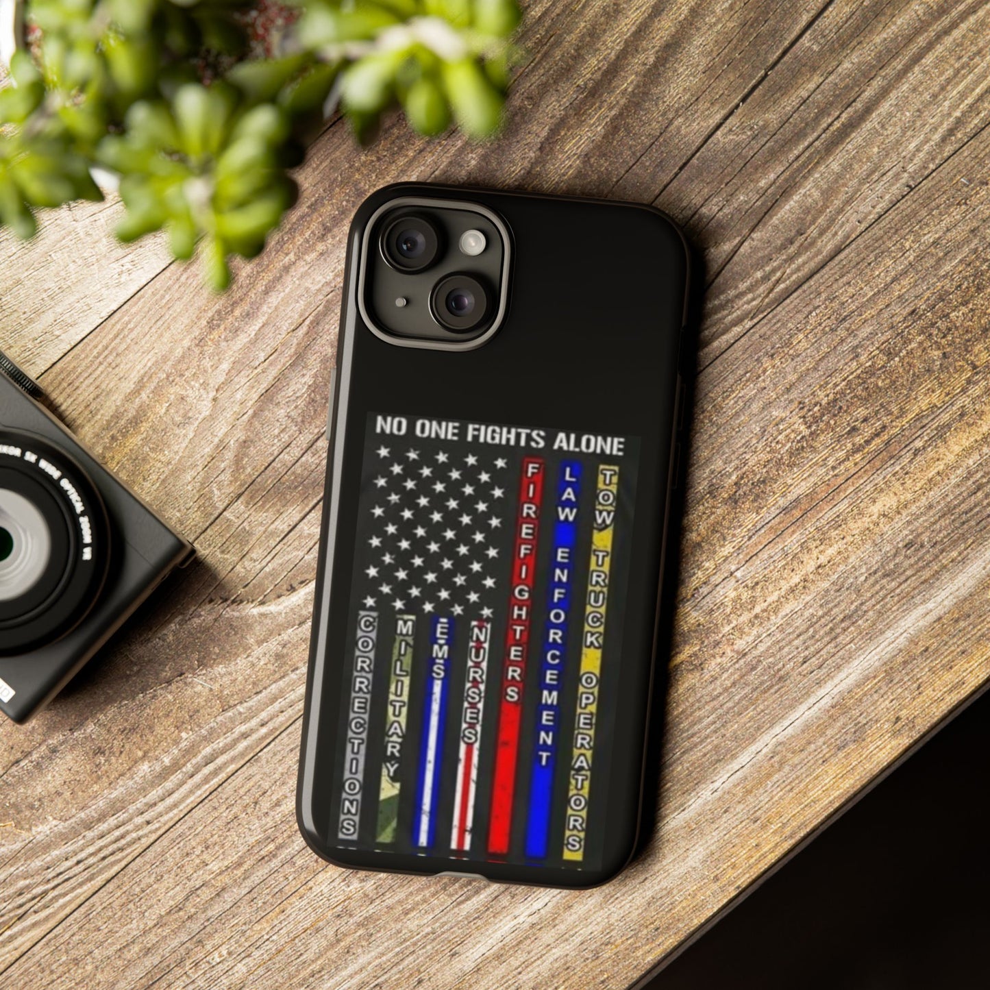 No One Fights Alone iPhone Case