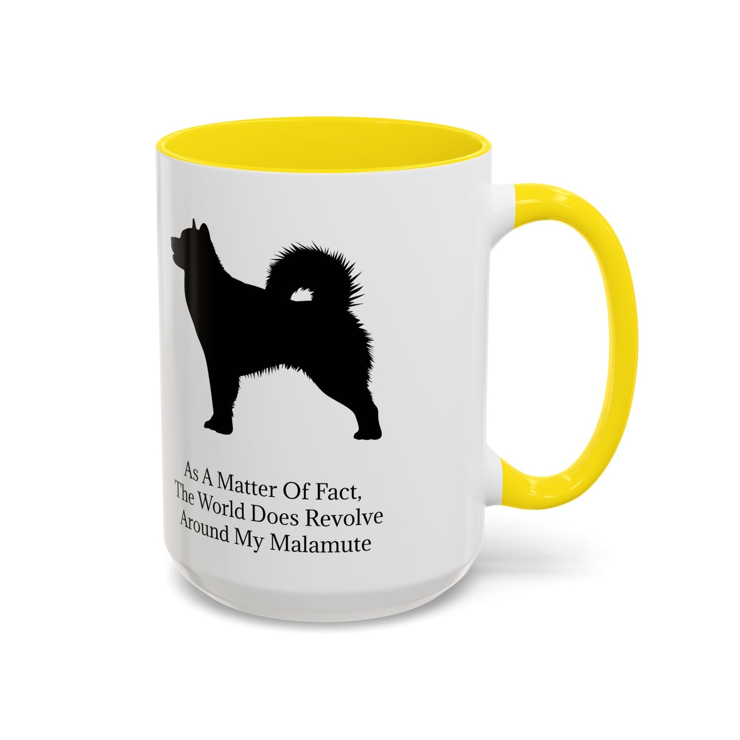 Matter Of Fact Malamute 2-Tone Coffee Mug