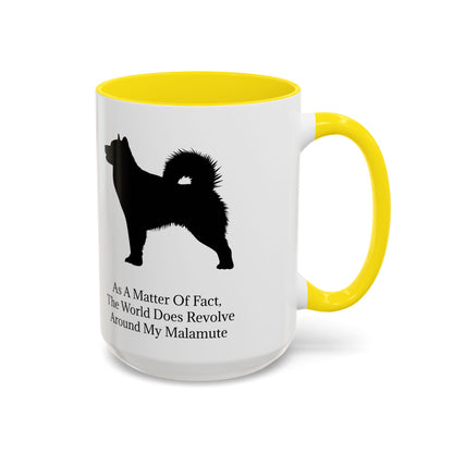 Matter Of Fact Malamute 2-Tone Coffee Mug
