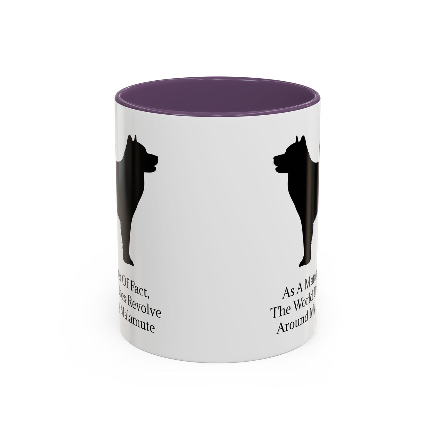 Matter Of Fact Malamute 2-Tone Coffee Mug