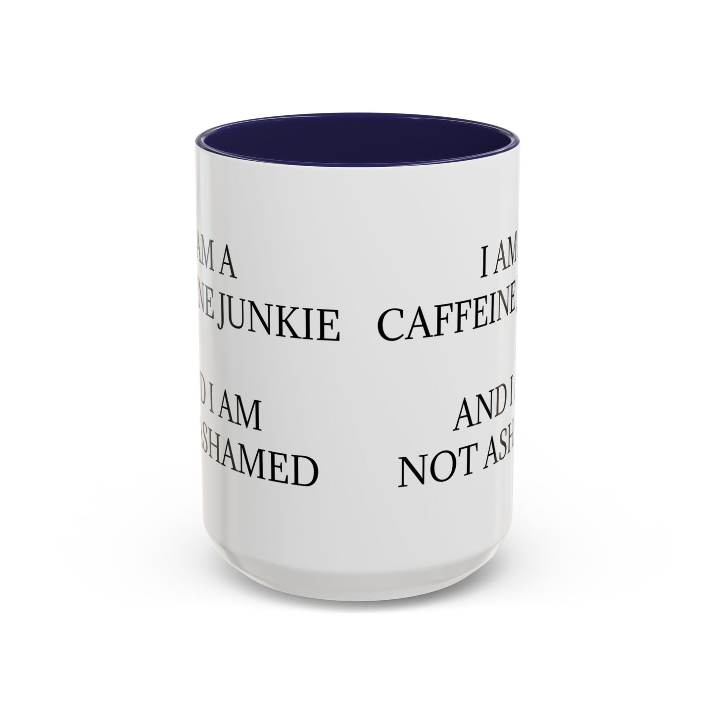 Caffeine Junkie 2-Tone Coffee Mug