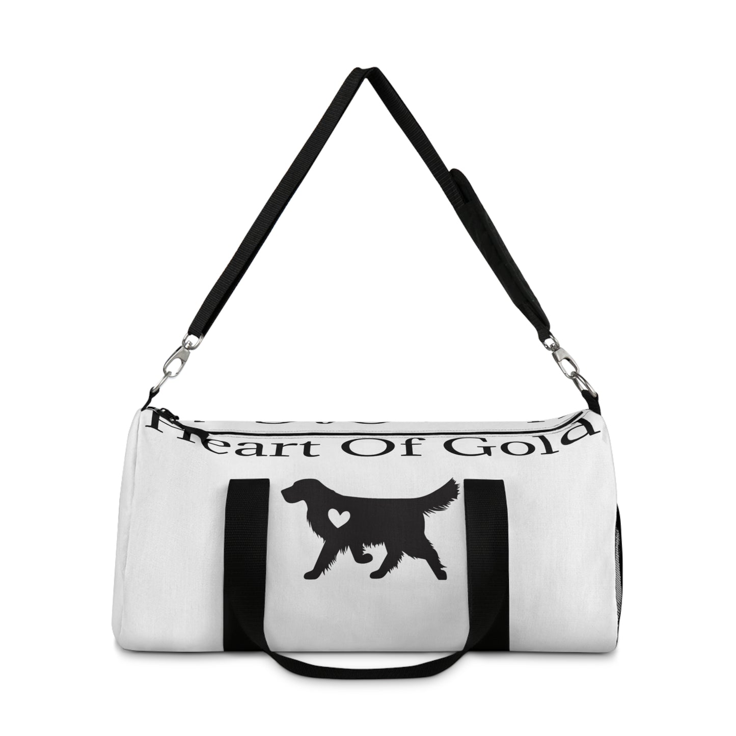Heart Of Gold Duffel Bag