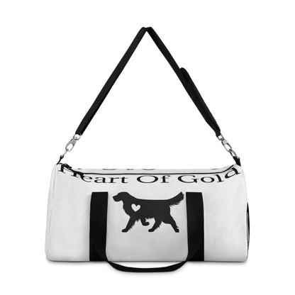 Heart Of Gold Duffel Bag