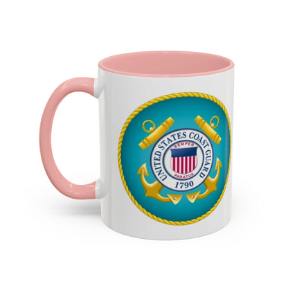 US Coast Guard 2-Tone Coffee Mug