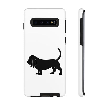 Basset Hound Silhouette Samsung Case