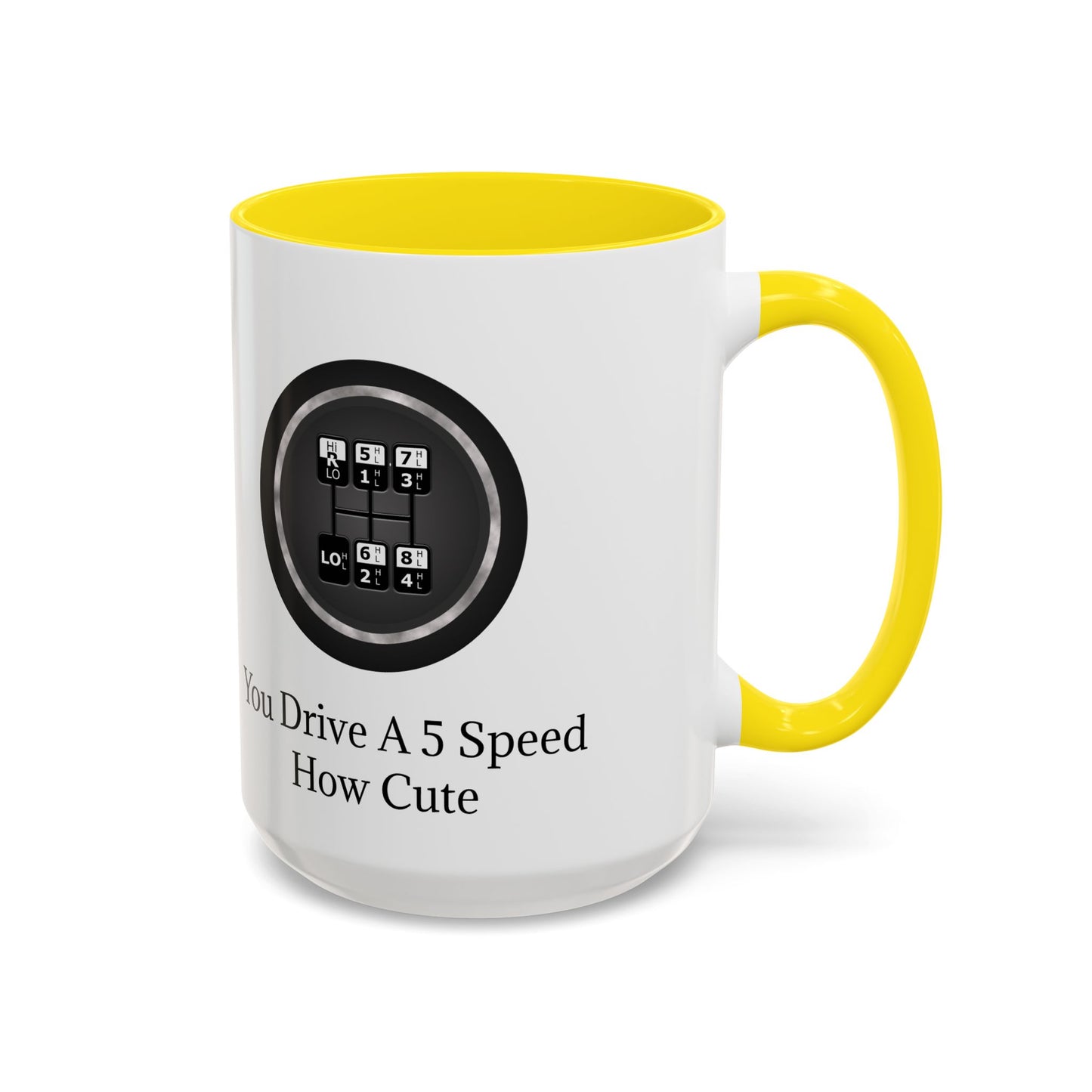 5 Speed How Cute 2-Tone Coffee Mug