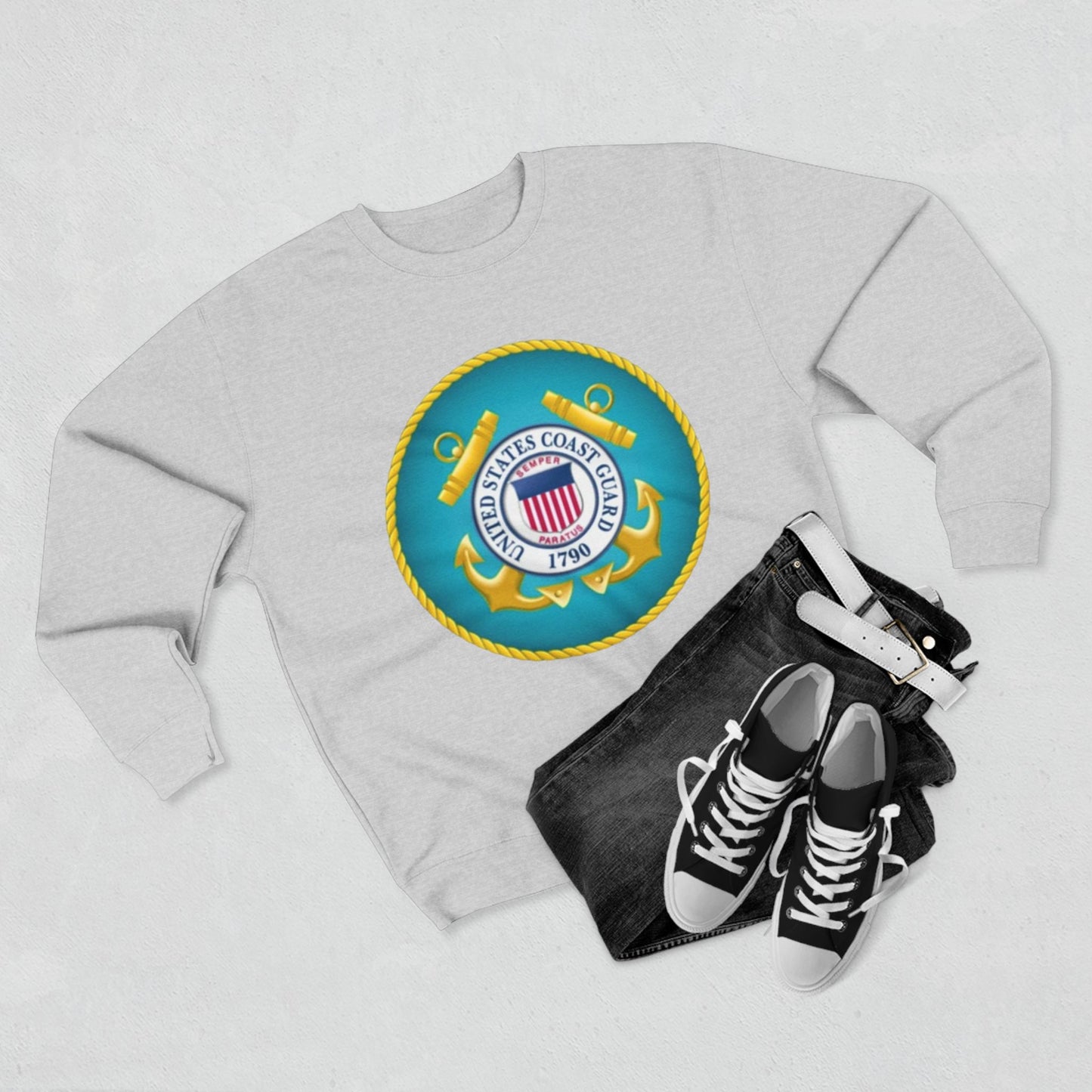 US Coast Guard Unisex Crewneck Sweatshirt
