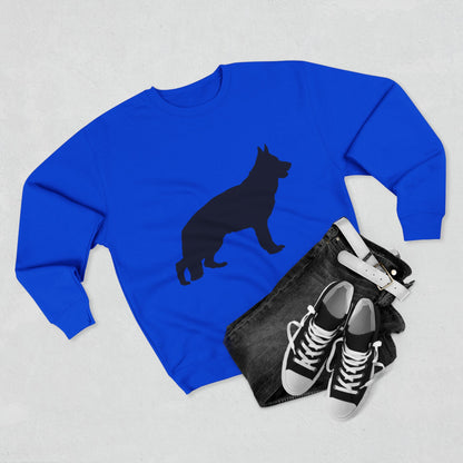 German Shepherd Silhouette Unisex Crewneck Sweatshirt