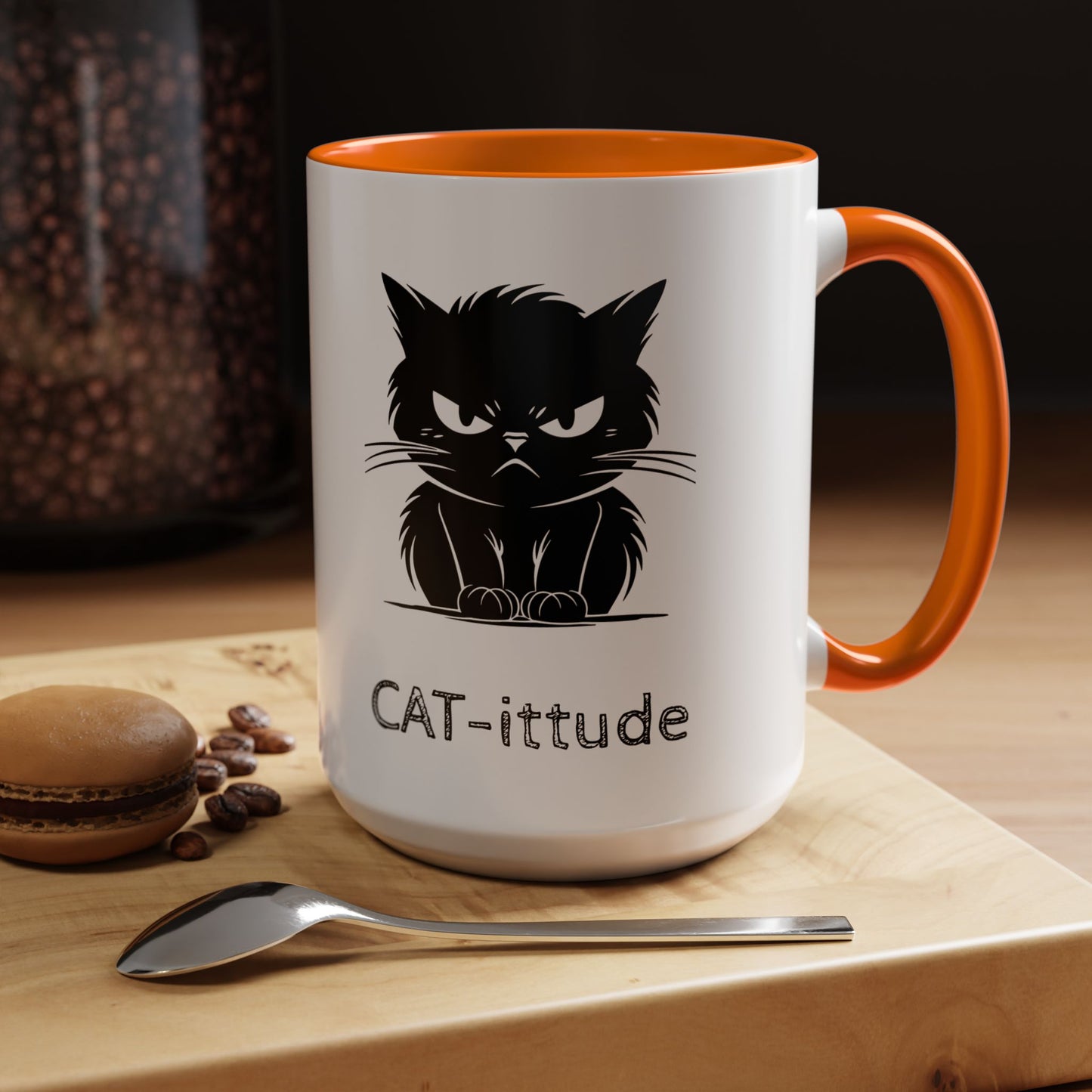 CAT-ittude 2-Tone Coffee Mug