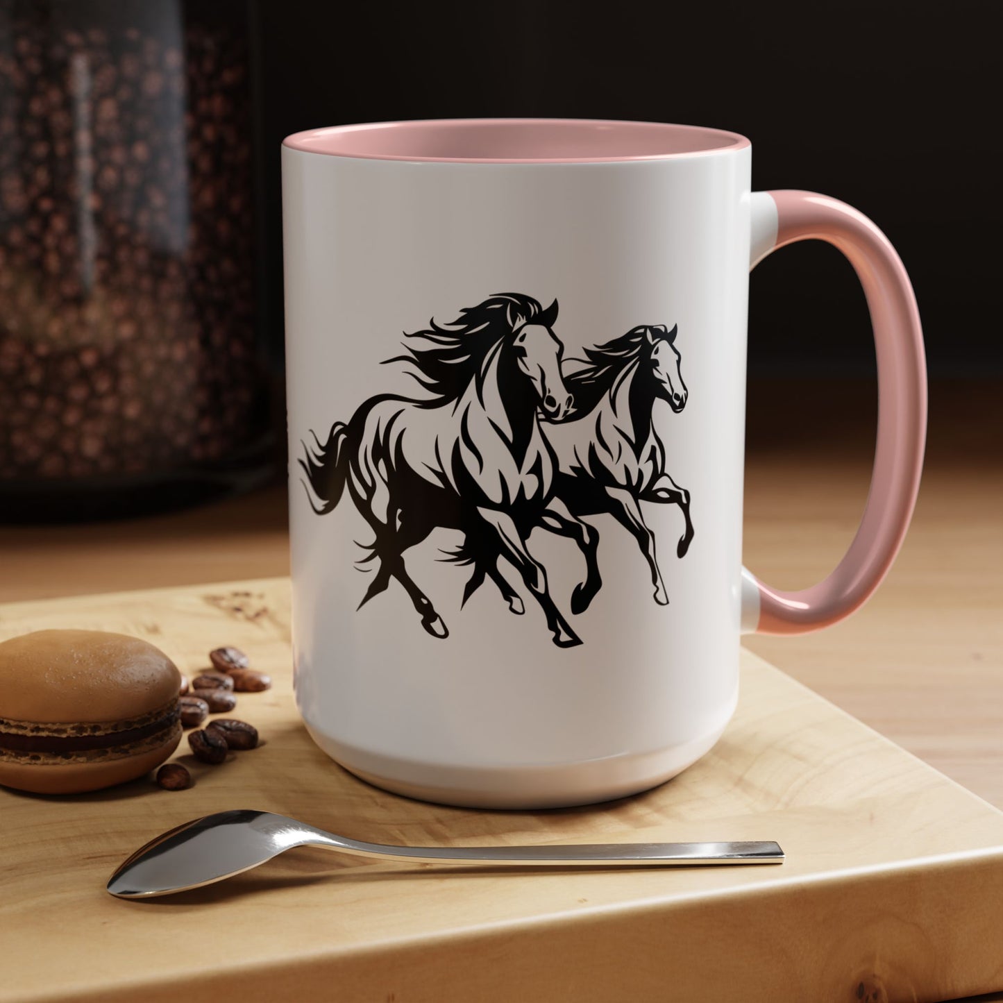Horsin' Around 2-Tone Coffee Mug