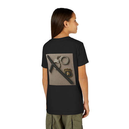 Law Enforcement Appreciation Youth Unisex Short Sleeve Crewneck Tee