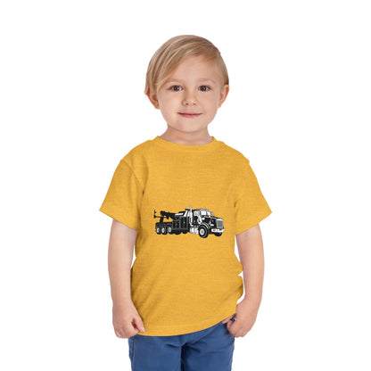 Heavy Tow Truck Toddler Unisex Short Sleeve Crewneck Tee
