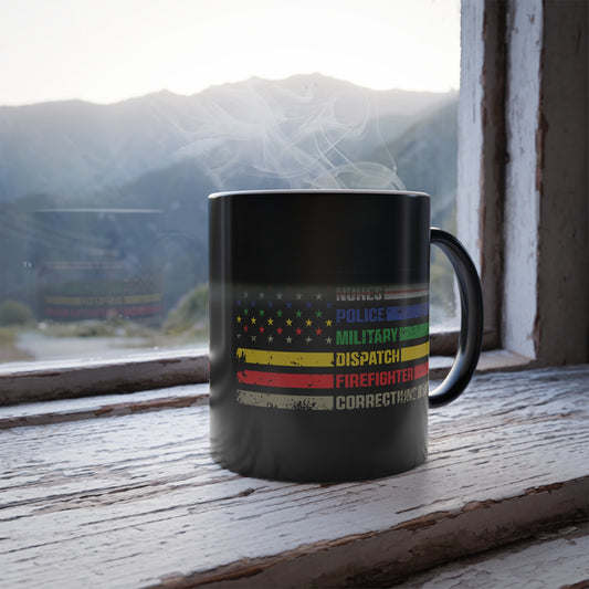 First Responder Color Changing Mug