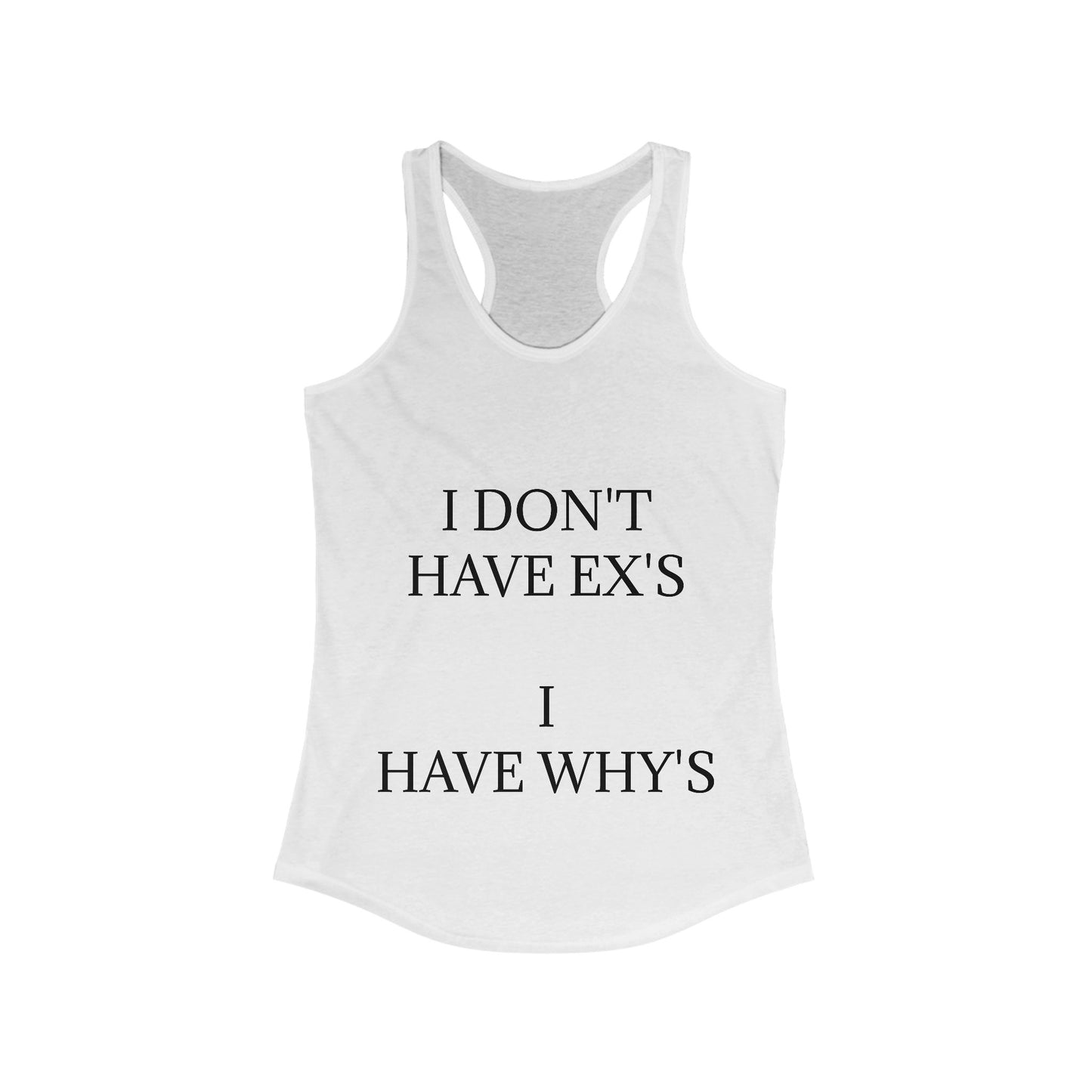 X's And Y's Women's Racerback Tank