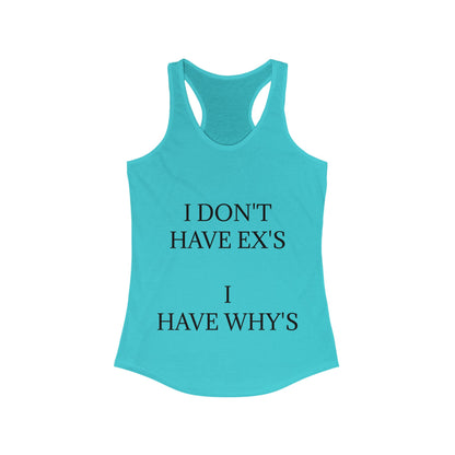 X's And Y's Women's Racerback Tank