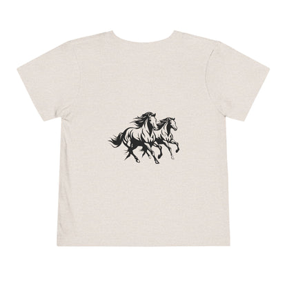 Horsin' Around Toddler Unisex Short Sleeve Crewneck Tee