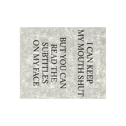 Subtitles Velvet Blanket