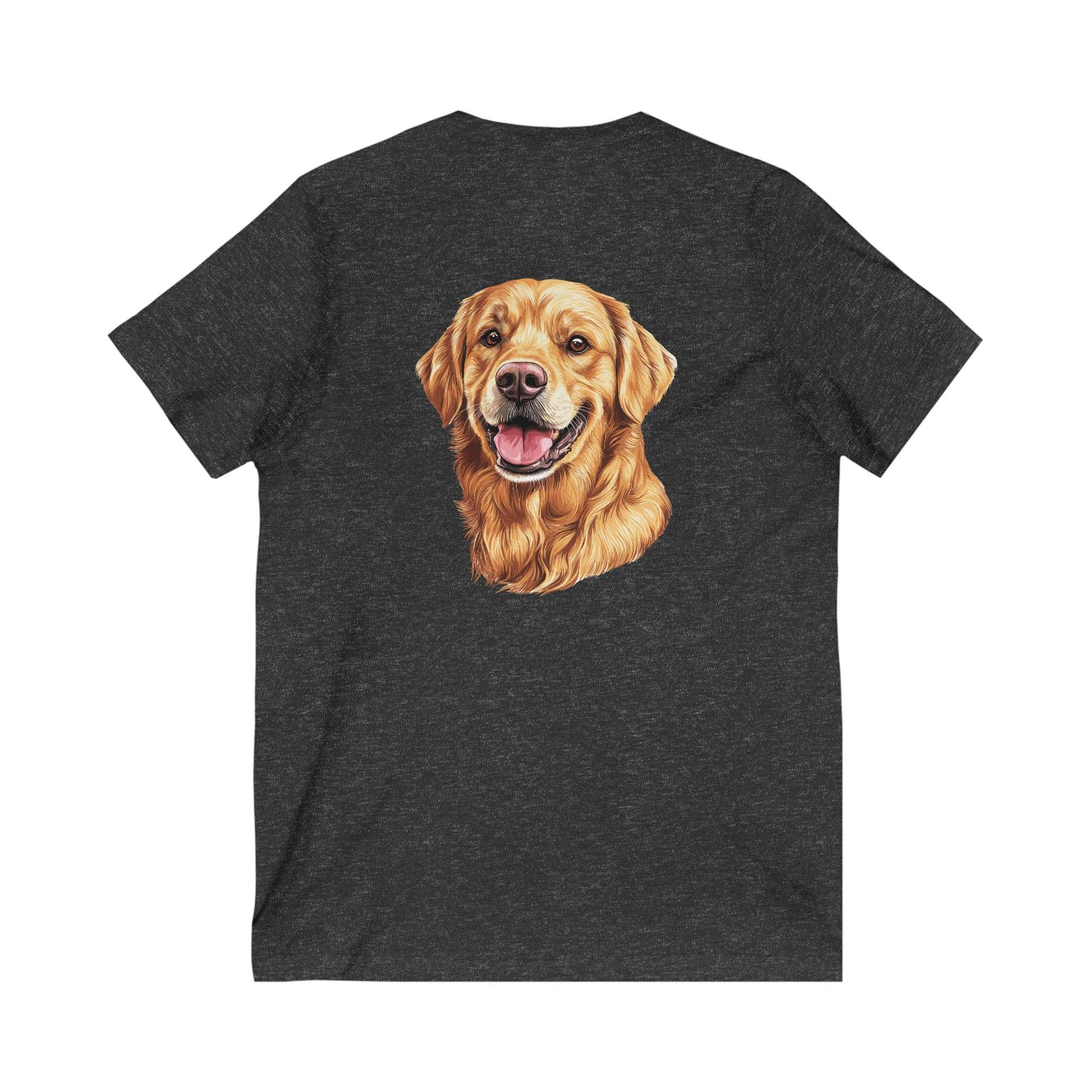 Golden Head Unisex Short Sleeve V-Neck Tee