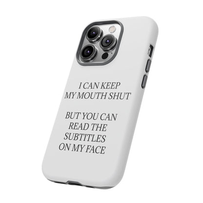 Subtitles iPhone Case