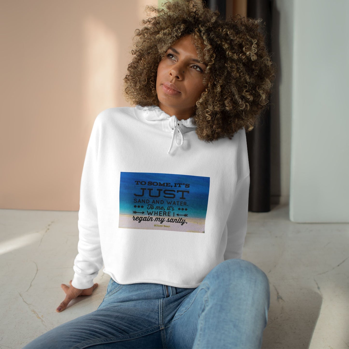 Dr. Beach Women's Crop Hoodie