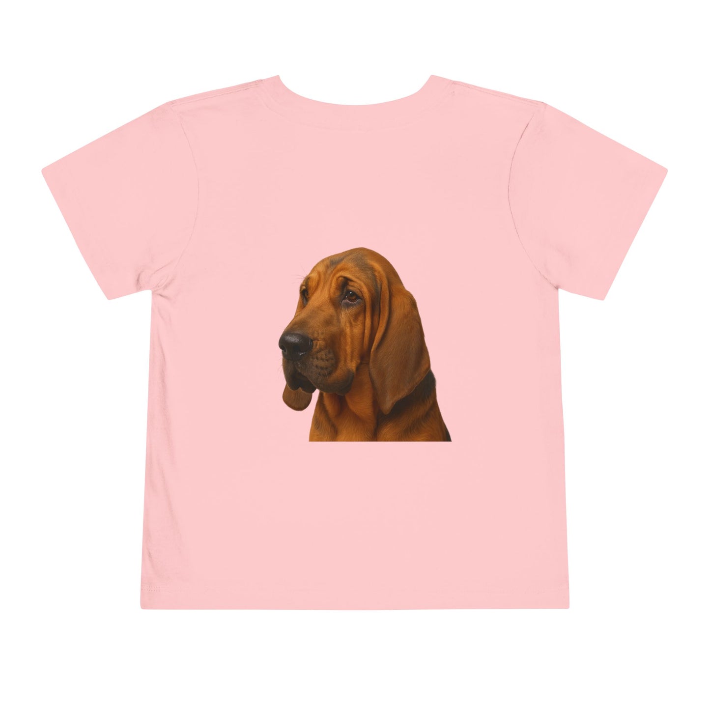 Bloodhound Head Toddler Unisex Short Sleeve Crewneck Tee
