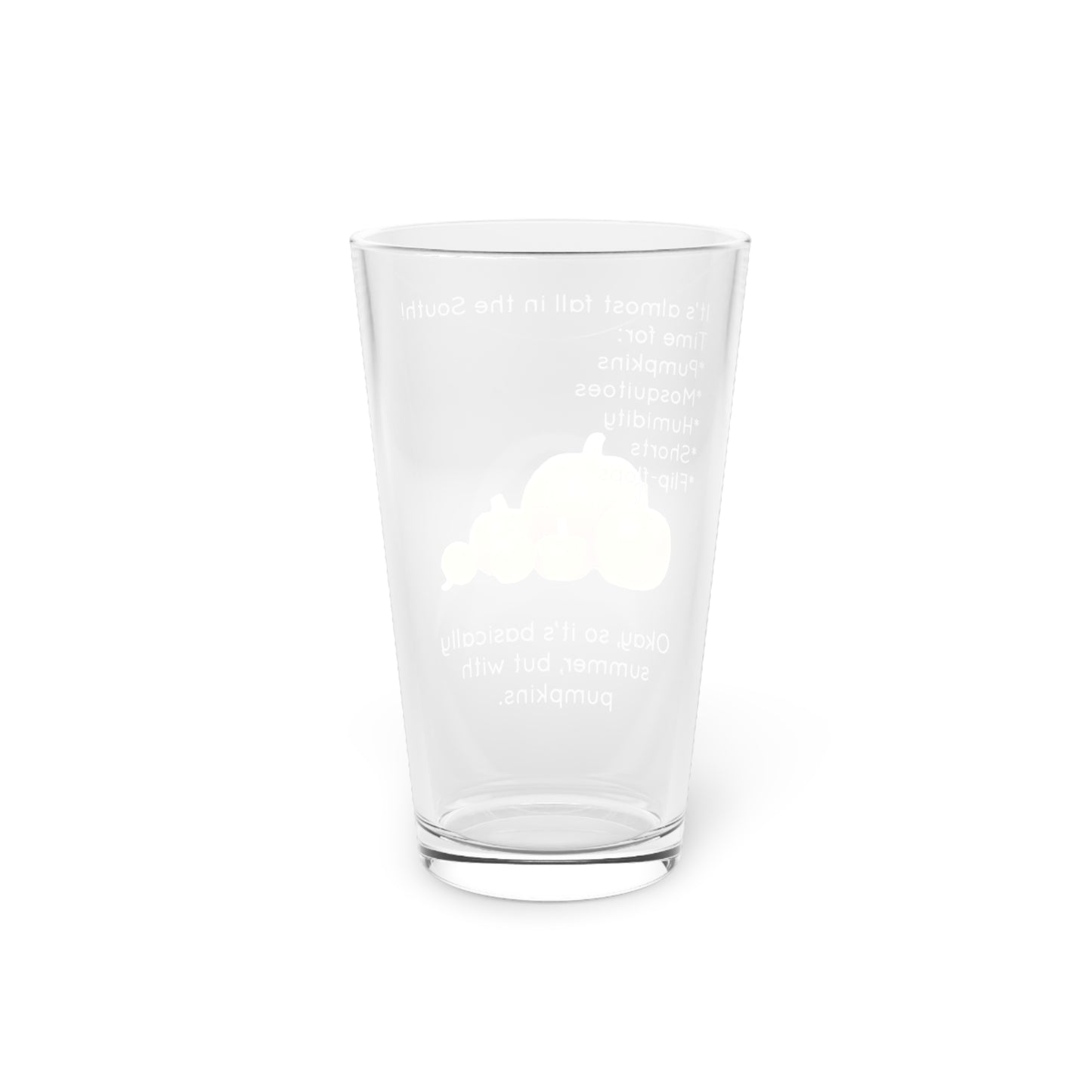 Fall In The South Drinking Glass