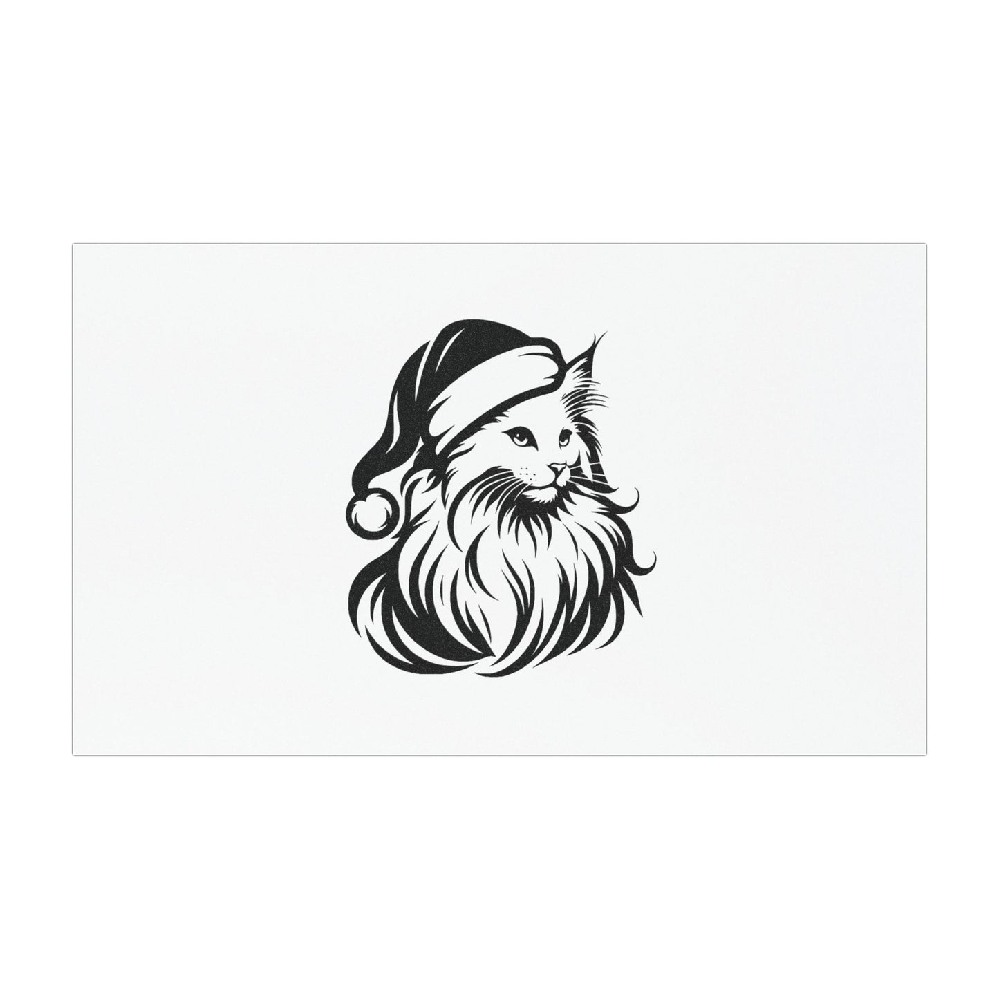 Santa Paws Cat Indoor/Outdoor Magnet