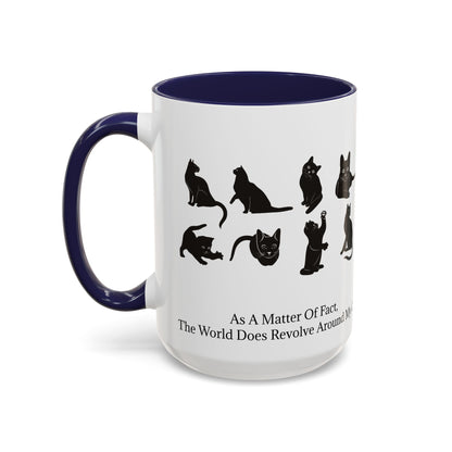 Matter Of Fact Cat 2-Tone Coffee Mug