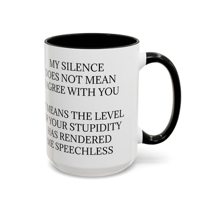Speechless 2-Tone Coffee Mug