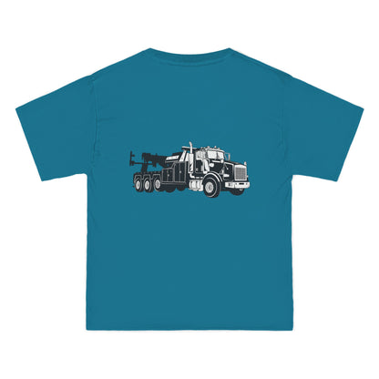 Heavy Tow Truck Men's Short-Sleeve Crewneck Tee