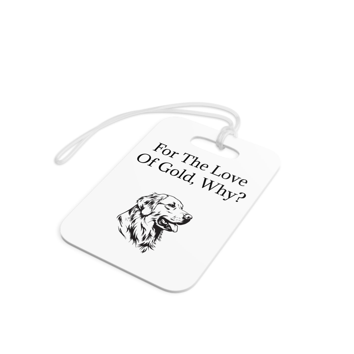 For The Love Of Gold Luggage Tag