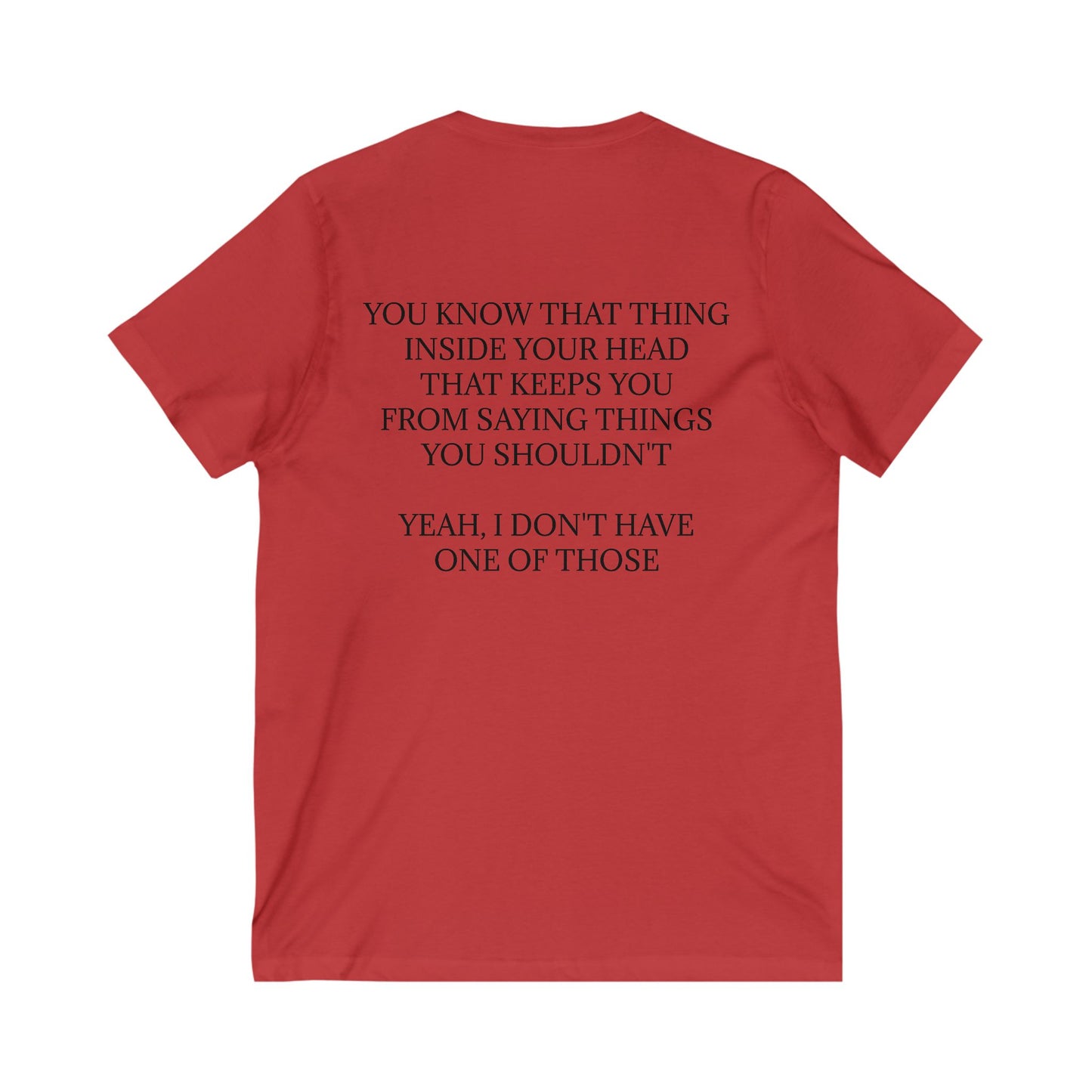 No Filter Unisex Short Sleeve V-Neck Tee