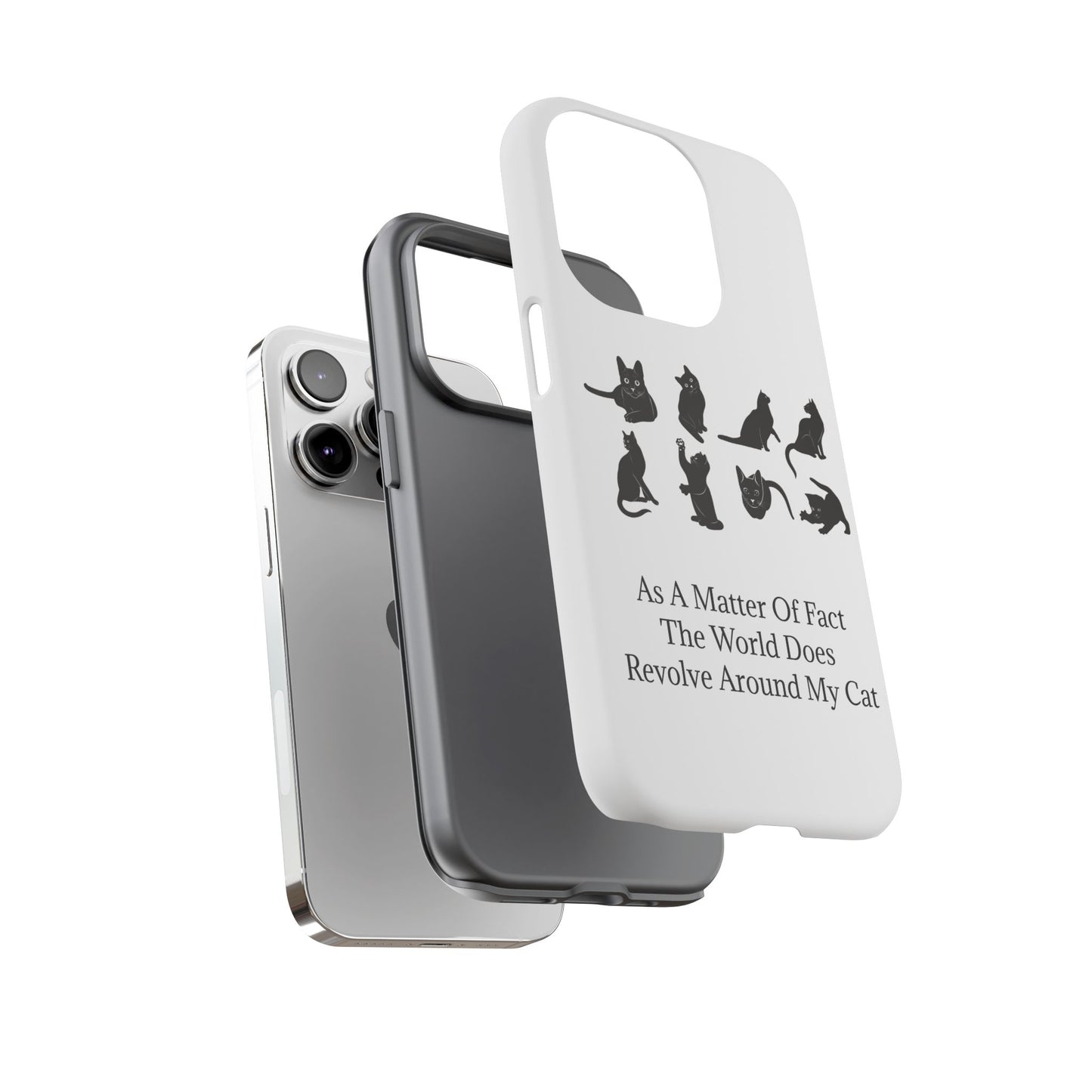 Matter Of Fact Cat iPhone Case