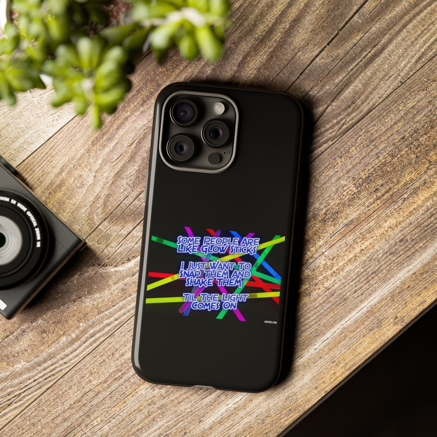 Glow Sticks iPhone Case