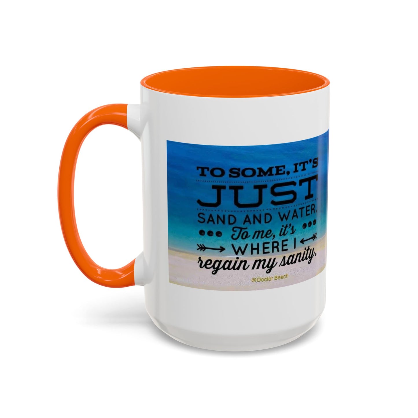 Dr. Beach 2-Tone Coffee Mug
