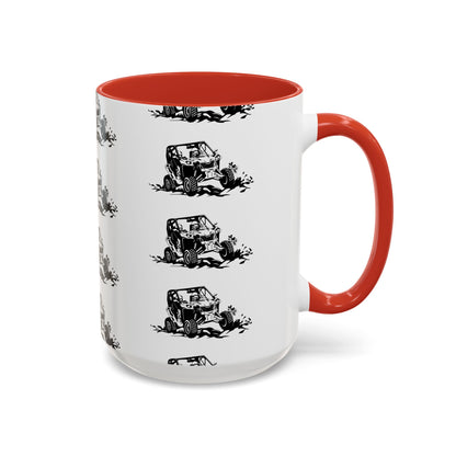 Slingin' Mud Side By Side 2-Tone Coffee Mug
