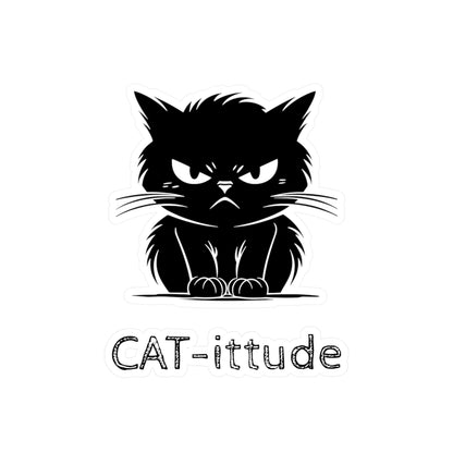 CAT-ittude Vinyl Decal