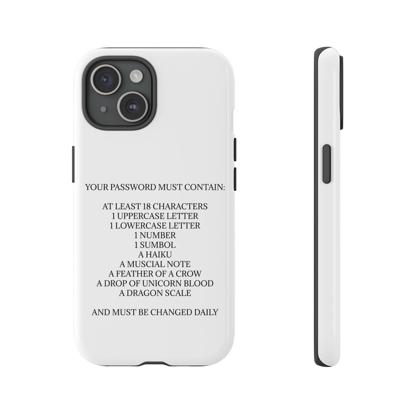 Password iPhone Case